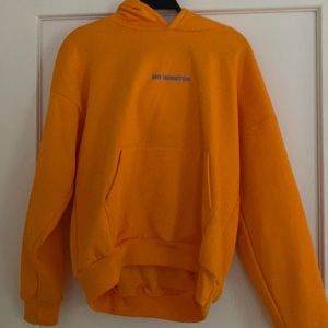 Mr. Winston Summer Edition: Orange Puff Hooded Sweat